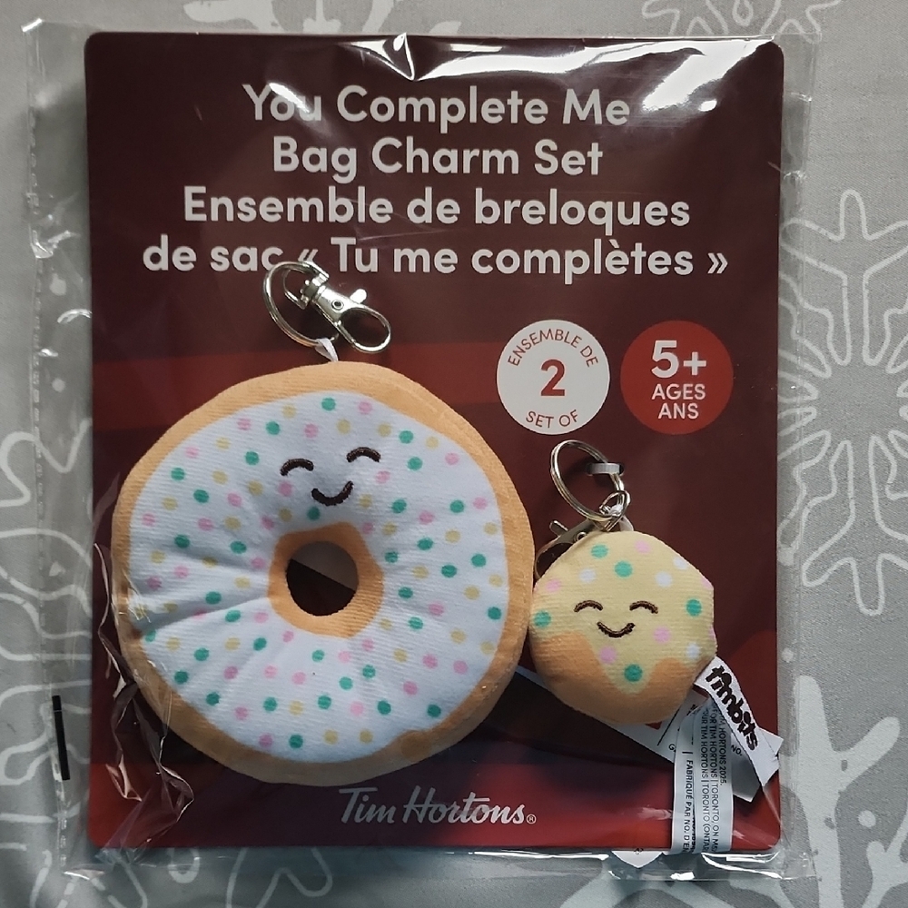Tim Hortons Donut Bag Charm Set - Multicolor